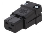 Conector Alimentare AC Mufă Mamă C19 20A 250VAC Pe Cablu