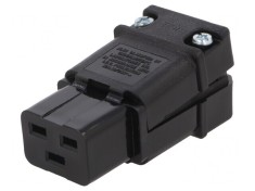 Conector Alimentare AC Mufă Mamă C19 20A 250VAC Pe Cablu