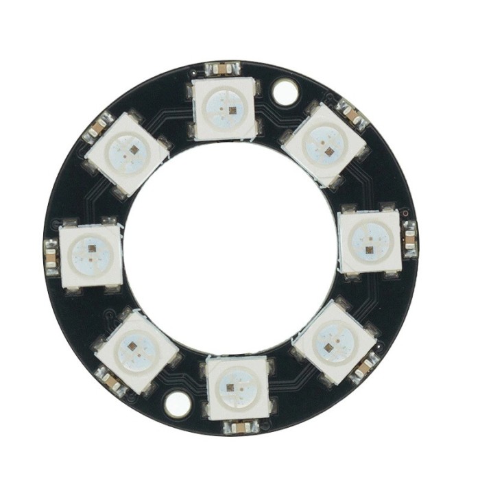 Inel cu 8 Led-uri, RGB, 5050, WS2812