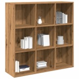 Gossi biblioteca, stejar artizanal, 98x29x97,5 cm