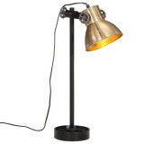 VidaXL Lampă de birou 25 W, alamă antichizată, 15x15x55 cm, E27