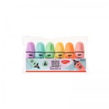 Marker evidentiator mini pastel Set 6