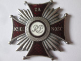Polonia ordinul Crucea de Merit pentru Vitejie clasa I-a WWII