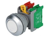 Comutator acționat prin apăsare 30mm 1 NC NO