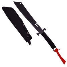 Maceta de vanatoare, Asian Level, 57 cm, otel inoxidabil, teaca inclusa, negru