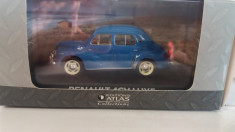 macheta renault 4cv luxe 1950 - atlas, scara 1/43, noua. foto