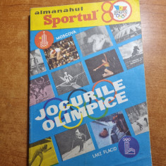 almanah sportul - din anul 1980 - jocurile olimpice,nadia comaneci