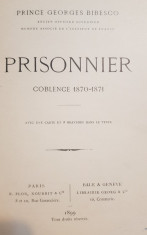 George Bibesco, Bibescu, Prisonier, 1899 in ,in limba franceza foto