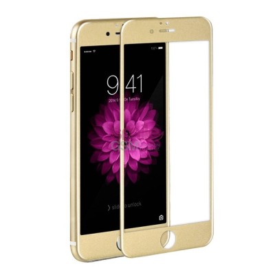 Folie de Sticla 5D APPLE iPhone 6/6S Full Face (Auriu) foto