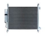 Condensator climatizare AC Nissan Micra 10-17, motor: 1.2, Condenser fara uscator, 515(475)x380x16, miez si rezervor din aluminiu brazat, 921101HC0A