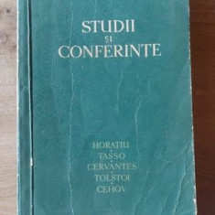 Studii si conferinte. Horatiu, Tasso, Cervantes, Tolstoi, Cehov - G. Calinescu