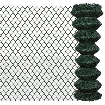 vidaXL Gard de legătură din plasă, 1,25 x 25 m, oțel foto
