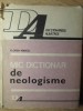 Mic Dictionar de Neologisme - Florin Marcu, Editura Albatros 1986, Coperta Cartonata, 496 Pagini