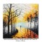 Tablou GIGANT pictat manual - Spre viitor - 100x100cm ulei pe panza efect 3D, Spectaculos!