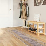 vidaXL Covor Runner MARSA Gri 50 x 350 cm Poliester și PVC 42023349