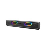 Boxa Portabila Bluetooth 5.0, 10W, USB, TF Card, Radio FM, AUX, LED, Autonomie 6h, 1800mAh
