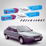 Cumpara ieftin Ștergătoare Renault 21 Hatchback 1986-1994 | Set Față Flat Premium &ndash; TeamCar&reg;