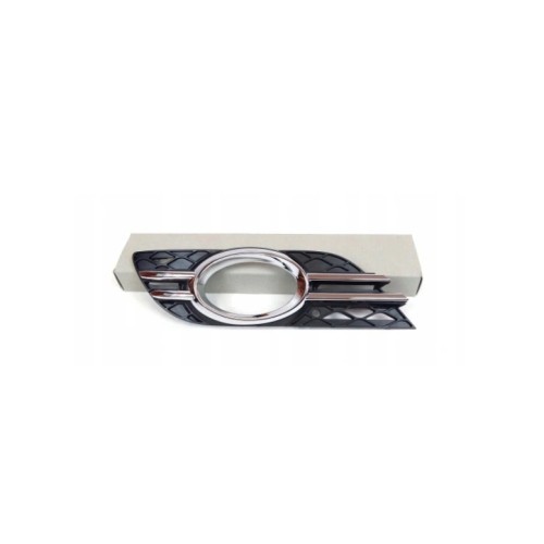 Grila bara fata Mercedes Clasa E (W211) Sedan/Combi, 06.2006-12.2009, Dreapta, 2118850822, 501727-6 Model AVANGARDE , cu crom