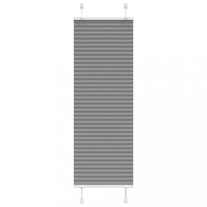 Gossi jaluza plisata antracit 45x150 cm latime tesatura 44,4 cm