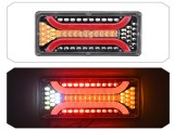 Cumpara ieftin BZRSH Set 2 Stopuri LED Spate Triple 12-24V Semnalizare Dinamica Secventiala 33cm