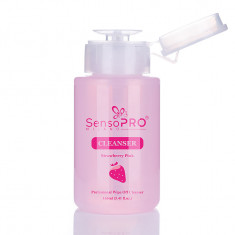 Cleanser unghii SensoPRO Milano Strawberry Cleaner - Degresant, 160 ml