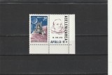 ROMANIA 1969 LP 704 COSMOS IV APOLLO 11 SERIE CU VINIETA MNH