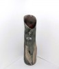 Art-Studio: Vază mare, ceramică emailată, relief, hand made 100% - UNICAT - Ruscha Art, Rheinbach Germania