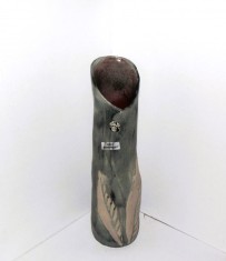 Art-Studio: Vază mare, ceramică emailată, relief, hand made 100% - UNICAT - Ruscha Art, Rheinbach Germania