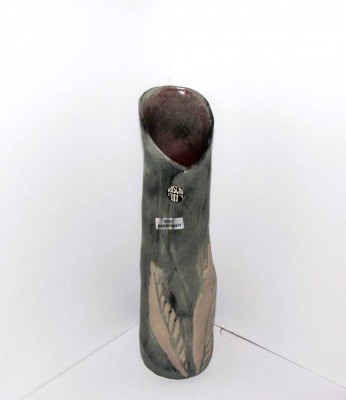 Art-Studio: Vază mare, ceramică emailată, relief, hand made 100% - UNICAT - Ruscha Art, Rheinbach Germania foto