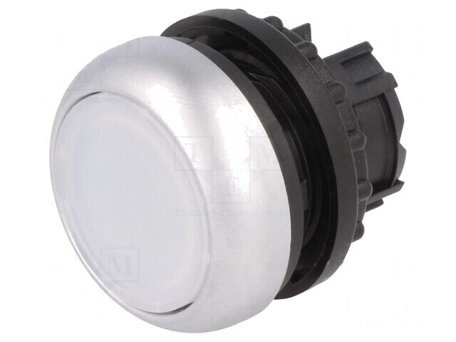 Comutator de Apăsare 22mm Alb IP67