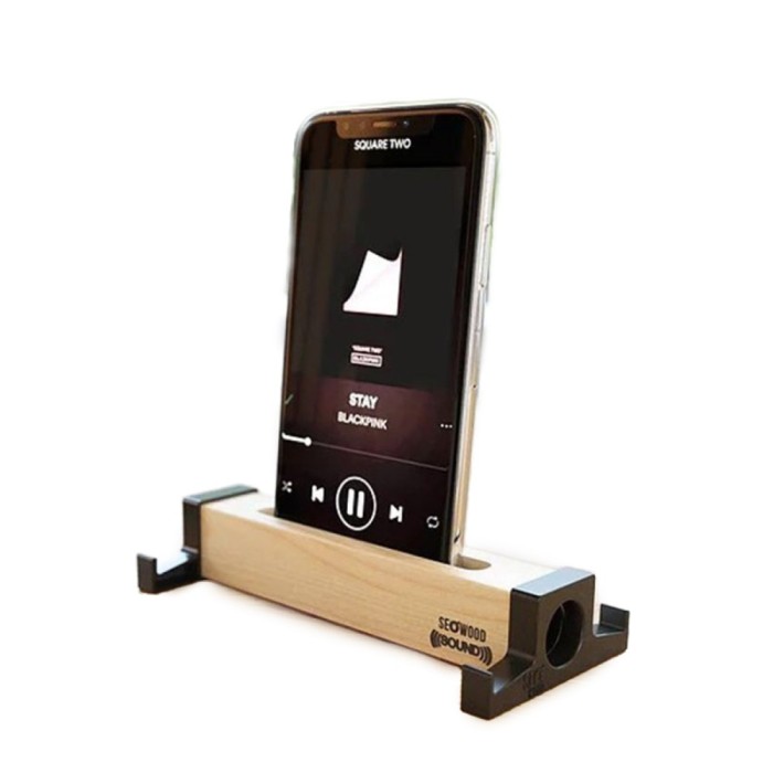 Suport pentru telefon si tableta din lemn
