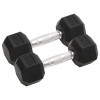 VidaXL Gantere, 2 buc., 12 kg, total fontă