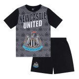 Newcastle United pijamale de copii Text black - 12-13 let
