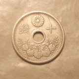 Moneda Japonia 10 Sen 1920 Numismatica Straine