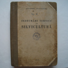 Indrumari tehnice in silvicultura - Ministerul Silviculturii (1949)