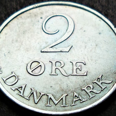 Moneda 2 ORE - DANEMARCA, anul 1971 *cod 1489 F = A.UNC