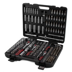 Ks Tools Trusa Scule Chei Tubulare 1/4&amp;amp;quot;+3/8&amp;amp;quot;+1/2&amp;amp;quot;, 195 Piese 917.0795 foto