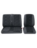 Set Huse Scaun Universale Fata/Spate Autoutilitare Petex Negru 1+2