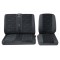 Set Huse Scaun Universale Fata/Spate Autoutilitare Petex Negru 1+2