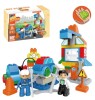 Set cuburi constructie Atelier de reparatii, 59 piese, Oem