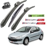 Cumpara ieftin Ștergătoare Peugeot 206 (1998&ndash;2012) Hatchback (3 uși) &ndash; Set Complet Flat