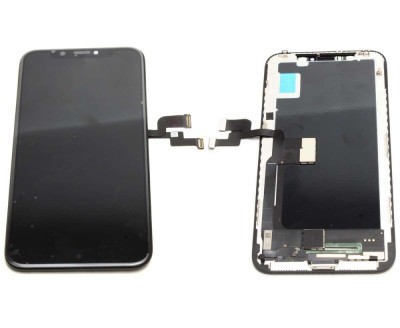 Display Apple iPhone X Negru Black LED TFT High Copy Calitate A+ foto