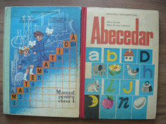 LOT - ABECEDAR / MATEMATICA ( manual pentru clasa I ) - 1994 foto