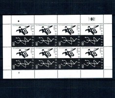 Armenia 2001 - Arte marțiale, Wushu, minicoala neuzata