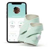 Owlet Smart Sock Plus 0-5y șosetă inteligentă Mint 3x1 pereche