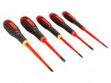 Set 5 Surubelnite Izolate BAHCO ERGO&reg;: Phillips, Plata - Scule de Mana Profesionale