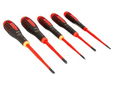 Set Şurubelniţe Izolate ERGO&amp;reg; Phillips/Plată 5buc foto