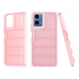 Husa pentru Motorola Moto G45 / G34, Techsuit, Wave Shield, Roz