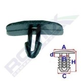 Clema, clips etansare Citroen Jumper / /; Fiat Ducato / /; Peugeot Boxer /; usa spate, set 10 buc, 1318383080