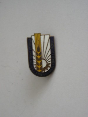 QW9 I 16 - Insigna - tematica comunism - Uniunea cooperativelor agricole foto